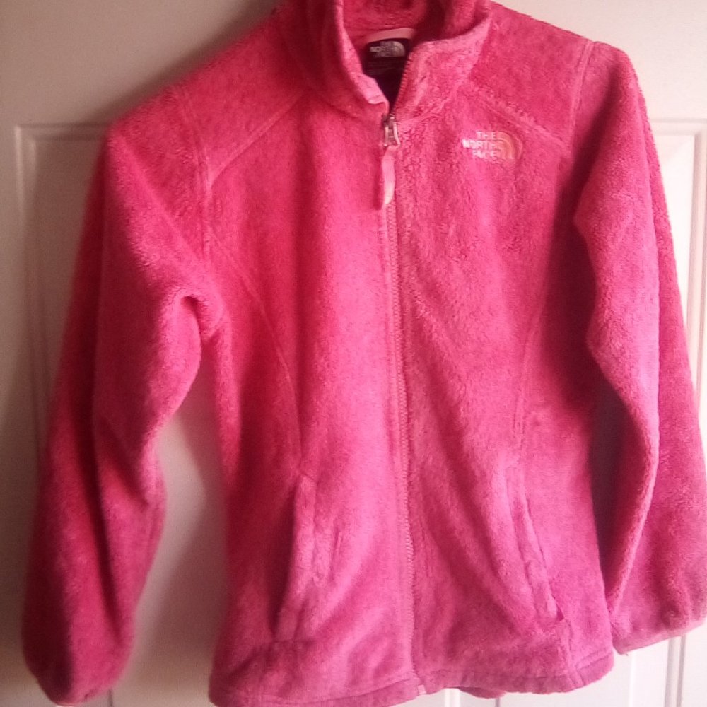 North Face Jacket Fleece Pink Size M